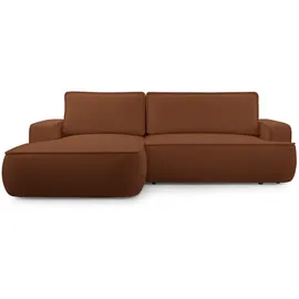 ax living Sessel Ablia 267 x 0 x 0 cm Rot mit Schlaffunktion