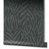 Marburg Vliestapete GZSZ Zebra-Look Streifen 10,05 m x 0,53 m Schwarz FSC®