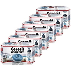 Ceresit Luftentfeuchter Henkel Ceresit Luft-Entfeuchter-Tabs AERO 360 Nachfüller 4x450g Tab (6