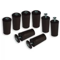 Inovatec 8 x INOVATEC Rollladen Anschlagstopper 40 mm braun