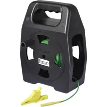 VOLTCRAFT EML-50 Erdungsmessleitung 50m Grün auf Spindel CAT III 1000V Kunststofffaser für hohe Zugfestigkeit
