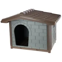Kerbl Pet Hundehütte Levin Eco, Robuste Kunststoffhütte, Umweltfreundlich, Recyceltes