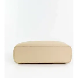 Valentino Pansy Shopper Polyurethan Ecru