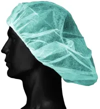MED-COMFORT Baretthauben, PP, XL 04010-G-XL , 1 Packung = 100 Stück, Farbe: grün