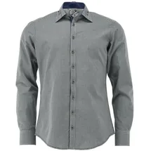 OS-TRACHTEN Herren-Langarmhemd, Slim Fit, dunkelgrün, 41/42