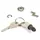 Racktime Schloss Secure It Sidebag Adapter silber