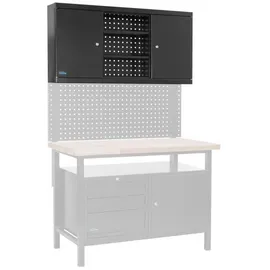 guedeaktivbank Wandschrank Stahl 1190 mm schwarz