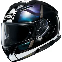 Shoei GT-Air 3 Scenario, Integralhelm - Schwarz/Weiß/Lila/Grün - S