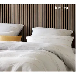 Elegante Bettwäsche Balance - 155x220 cm + 80x80 cm	kurkuma