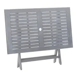 vidaXL Gartentisch 120 x 70 x 75 cm grau klappbar