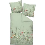 JANINE Mako-Satin Bettwäsche Milano 45091-06 salbeigrün