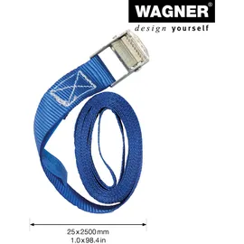 Wagner Spanngurte MM 1016 2-er Set 2,5 m lang
