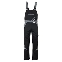 Planam Highline Latzhose schwarz/schiefer/zink