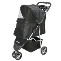Trixie Buggy für Hunde 1 St Schwarz 47 × 100 × 80 cm
