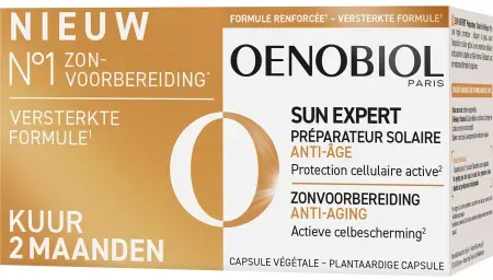 Oenobiol Sun Expert Sonnenschutzpräparat Anti-Aging Verstärkte Formel 2x30 Vegetarische Kapseln