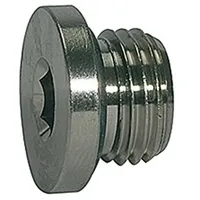 Riegler Verschlussschraube, Innensechskant 10 mm, G 1/2, NBR O-Ring,