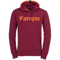 Kempa Herren Sweatshirt Graphic Hoodie, deep rot, L, 200302911
