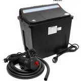 Wiltec Sunsun Brunnen - Gartenteich, CBF-200T Filteranlage komplett mit 9 W UVC Klärer, Teichpumpe 2300 l/h 35 W