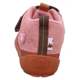 Affenzahn Übergangsschuh Knit Happy Reh Klettschuh Braun - Rosa 24