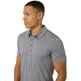 super.natural Herren Bio J Polo T-Shirt (Größe M, grau)