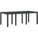 vidaXL Gartentisch 200 x 100 x 73 cm Anthrazit