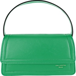 Gallantry, Handtasche, Grüne Handtasche aus glattem Kunstleder
