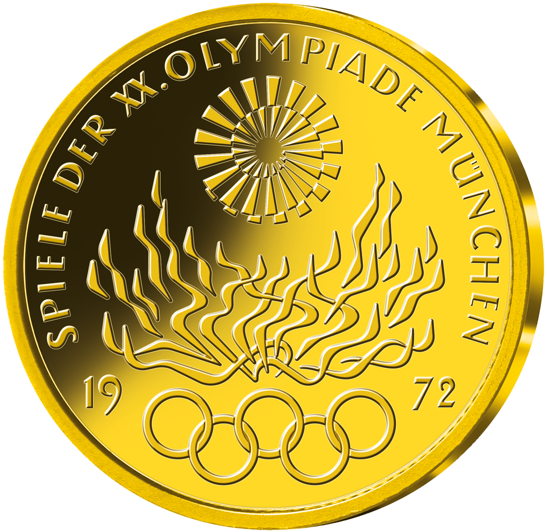 6er-Set 10-DM-Goldmünzen "50 Jahre Olympische Spiele in München"!