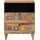vidaXL Nachtschrank Natur 50 x 33 x 60 cm Beige