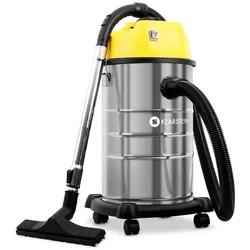 Klarstein IVC-30 Nass-/Trockensauger umfangreiches Zubehör 30L 1800W Gelb