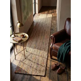 KADIMA DESIGN Läufer Boho Natur-Bunt 60 x 230 cm - ERME Kadima Design
