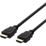 deltaco HDMI-Kabel 1 m HDMI Typ A (Standard) Schwarz