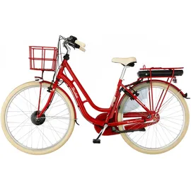 Fischer E-Bike Cita RETRO 2.0 Elektrofahrrad für Damen und Herren, RH 48 cm, 28 Zoll, 418 Wh Rücktritt