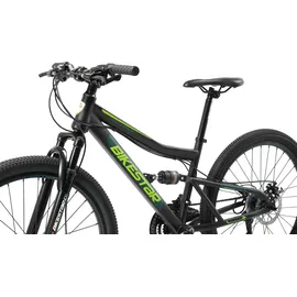 Bikestar Fully Mountainbike 26 Zoll RH 38 cm schwarz