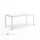 KAWOLA LONGA Gartentisch 180 x 90 x 75 cm hellgrau