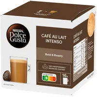 Nescafé DOLCE GUSTO Café au lait Intenso Milch Kaffee Neue Rezeptur 16 KAPSELN