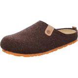 Rohde Herren Pantoffeln Hausschuhe Softfilz Napoli-H 6900, Größe:40 EU, Farbe:Braun - Braun - 40