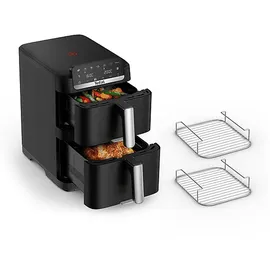 Tefal Easy Fry Crispy Stack Doppelkammer schwarz