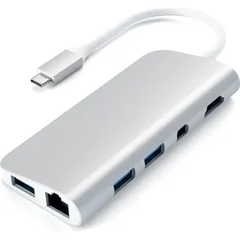 Satechi USB-C Multimedia Adapter Silber