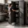 Tectake Brandon Aktenschrank 60 x 40 x 180,5 cm schwarz