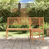 vidaXL Garten-Eckbank 140 cm Massivholz Akazie