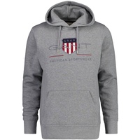 GANT Herren Sweatshirt REGULAR ARCHIVE SHIELD Hoodie - Grau - XXL