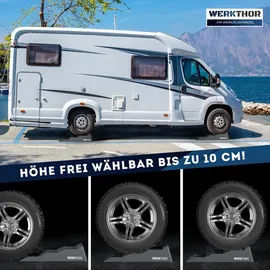 werkthor Auffahrkeile 2er Set Blau