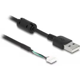 DeLock USB 2.0 1,5 m Schwarz