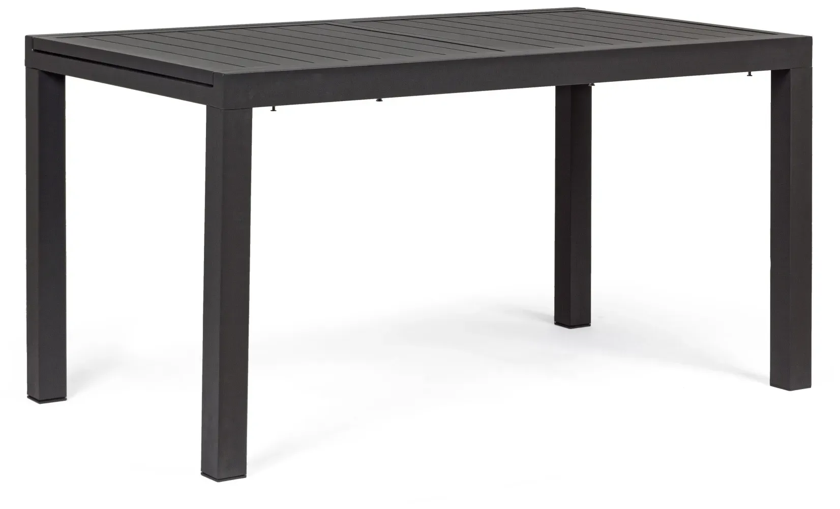 Gartentisch Hilde aus Aluminium, ausziehbar, modern für 6-8 Personen, anthrazit