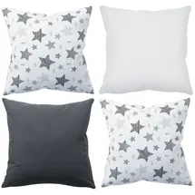 Amilian Dekokissen 45 x 45 cm Grau