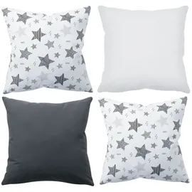 Amilian Dekokissen 45 x 45 cm Grau