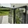 Juliana Halls Gewächshaus Qube Lean-to 26 mit 3 mm Sicherheitsglas 1,2 m2 Schwarz