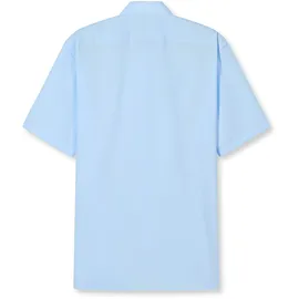 Olymp Businesshemd OLYMP "OLYMP Luxor, comfort fit, New Kent", Herren, Gr. 43, Normaler Arm, blau, 100% Baumwolle, Hemden