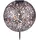 GLOBO Solarleuchte 40 cm silber/antik