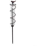 ZYNCUE 7L Regenmesser Metall Spirale Regenmesser Outdoor Abnehmbarer Wassermesser für Garten Rasen Hinterhof Terrasse Dekoration, 10D14W28C3C41T3J584AW1S97R